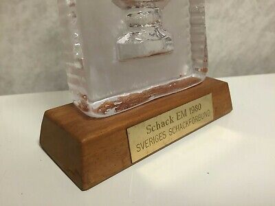 10662.1980 CHESS TOURNAMENT PRIZE SVERIGES SCHACKFORBUND