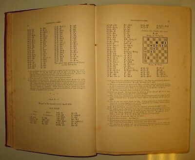 10767.Antique American Chess Book: William Steinitz.Sixth American Chess Congress 1889
