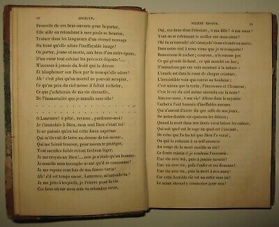 10807.Antique Franch Book: Alphonse de Lamartine. Jocelyn. 1836