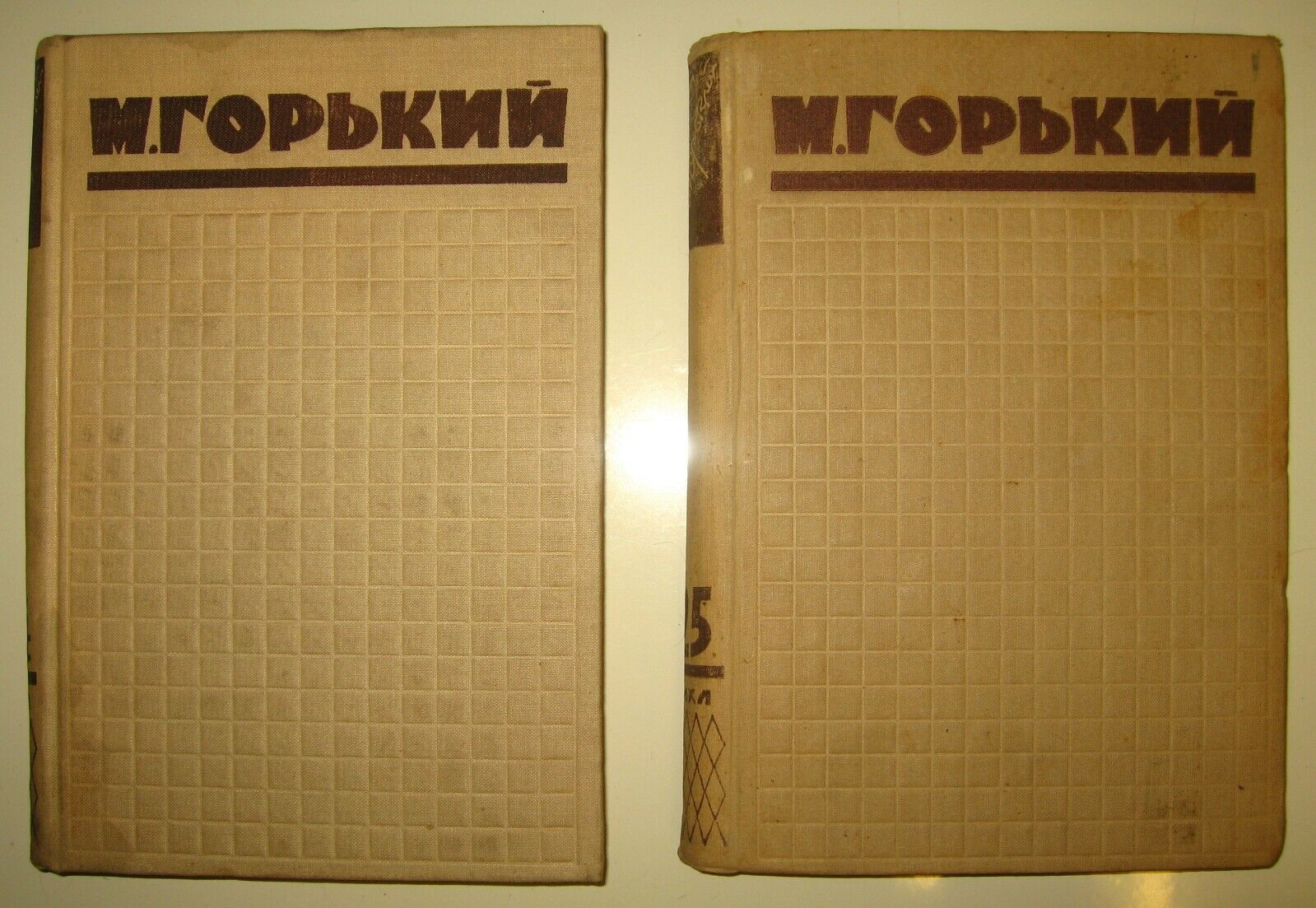 10839.Antique Russian Book: Gorky. Collected works complete set in 25 volumes.1933-34