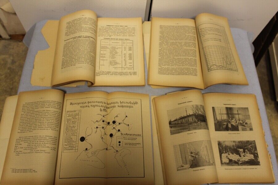 10900.Antique Russian Magazine: News Of The Main Committee. Annual set 1916