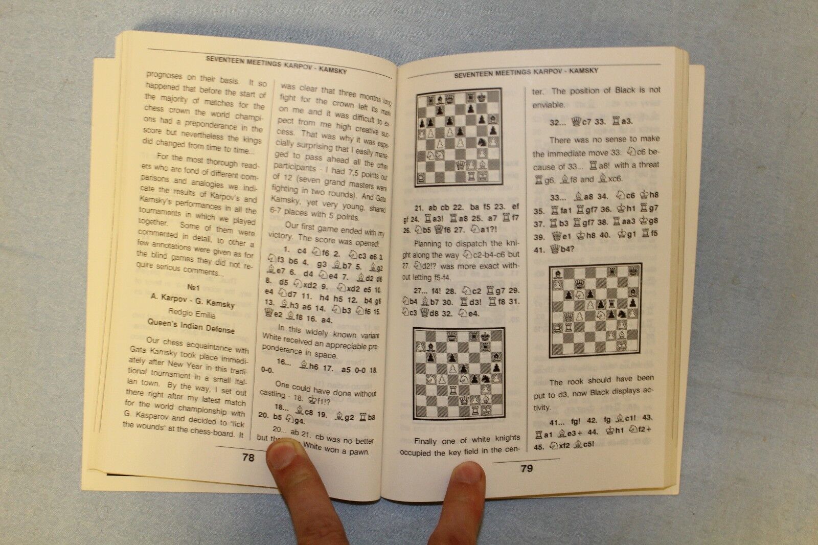 11090.Chess Book: Karpov Anatoly, Gik Yevgeny. Karpov - Kamsky Duel. 1995