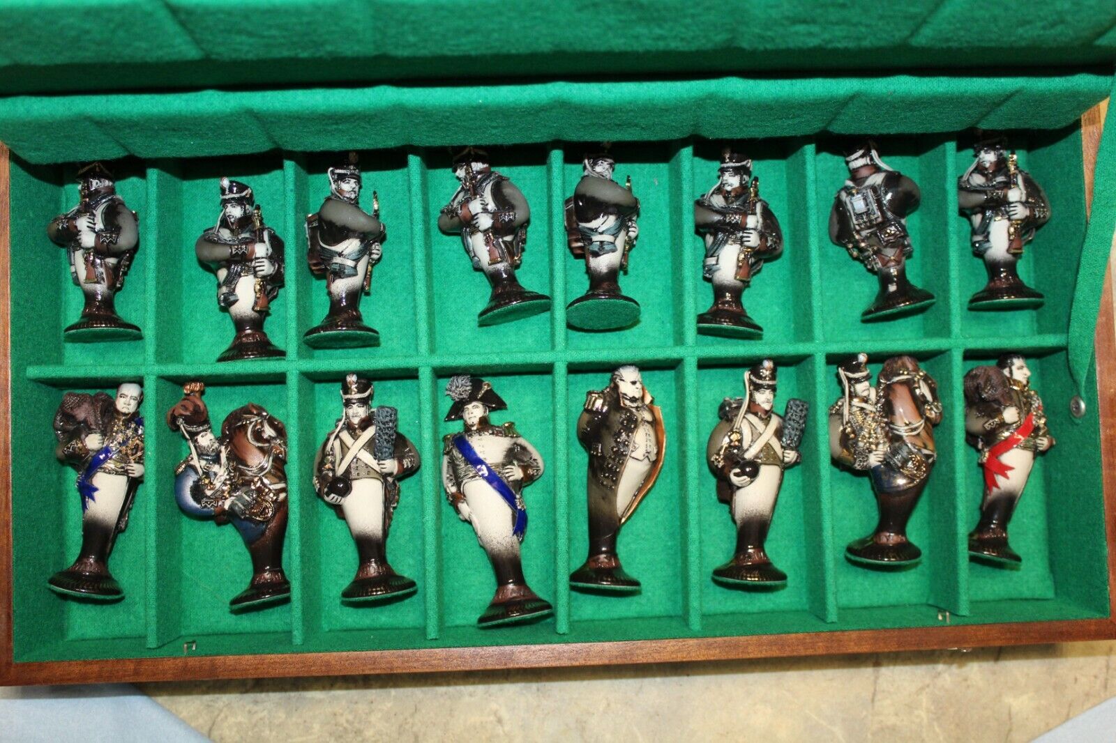 11286.Exclusive porcelain chess set  'Borodino'. Designed by Leonid Golovko