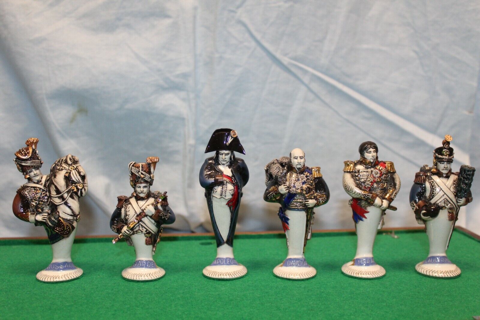 11286.Exclusive porcelain chess set  'Borodino'. Designed by Leonid Golovko