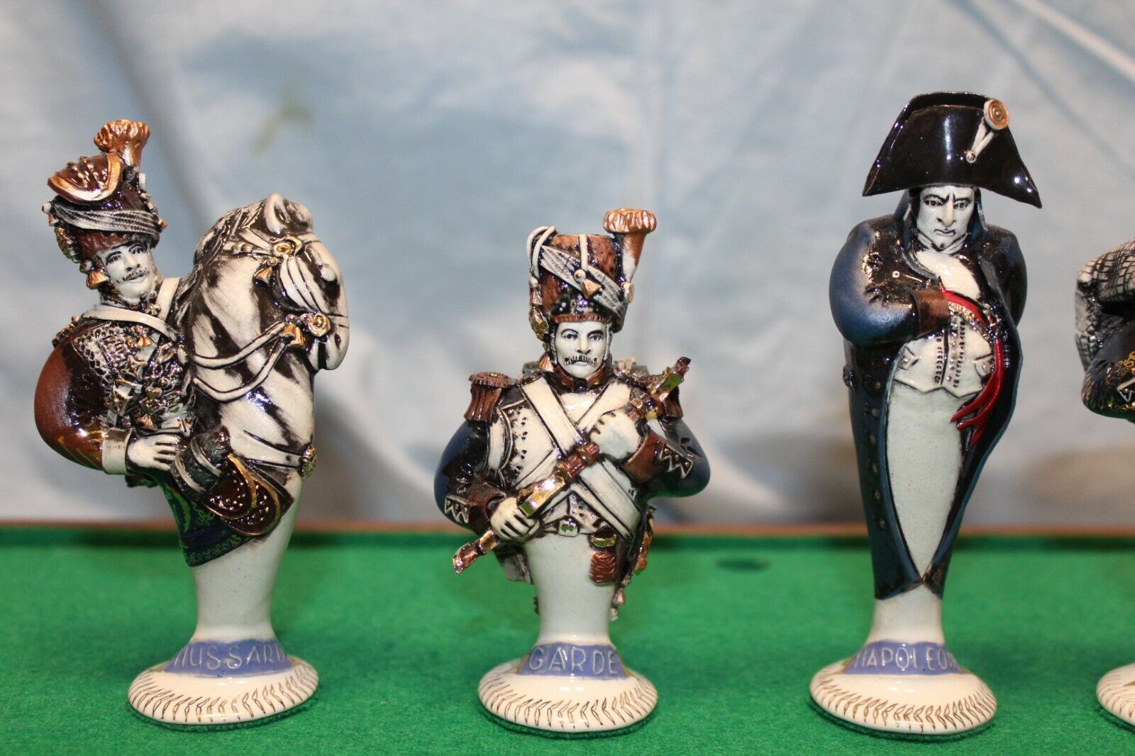 11286.Exclusive porcelain chess set  'Borodino'. Designed by Leonid Golovko