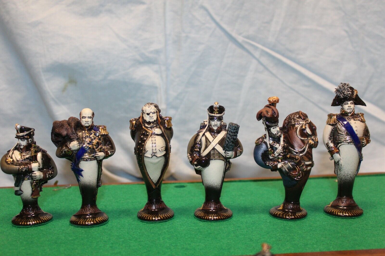 11286.Exclusive porcelain chess set  'Borodino'. Designed by Leonid Golovko