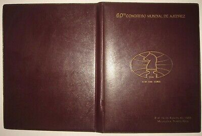 11293.Folder for papers, released to the open 60 World Chess Congress