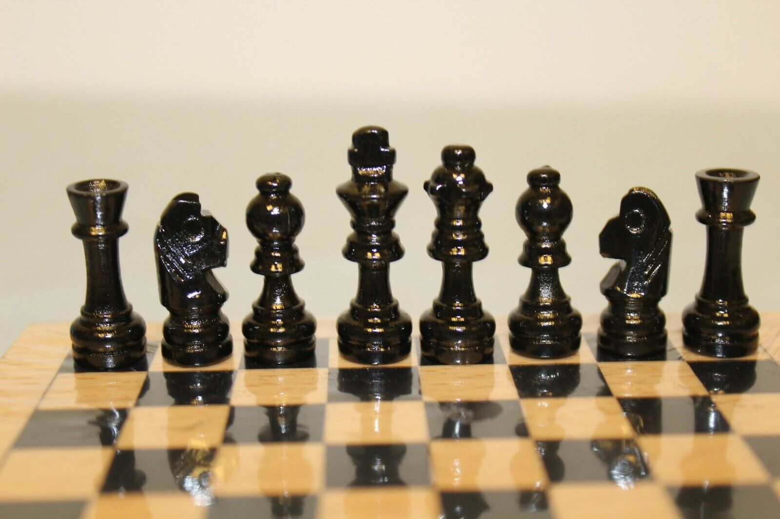 11376.Miniature Wooden Chess Set. Jiangnan Primary School