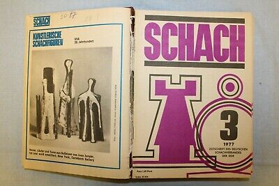 11398.Polish Chess Magazine: «Schach». Complete yearly set. 1977. German language
