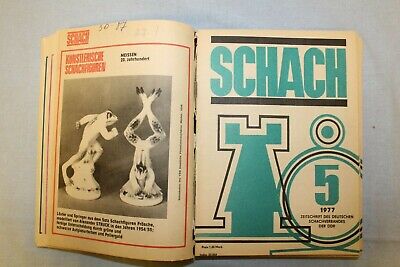 11398.Polish Chess Magazine: «Schach». Complete yearly set. 1977. German language