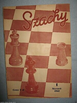 11401.Polish Chess Magazine: «Szachy». Complete yearly set. 1962