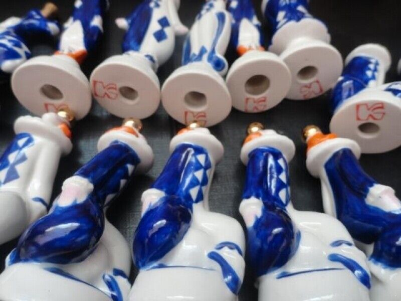 11423.Rare Soviet Porcelain Chess Set. Circus. Kiev 1984