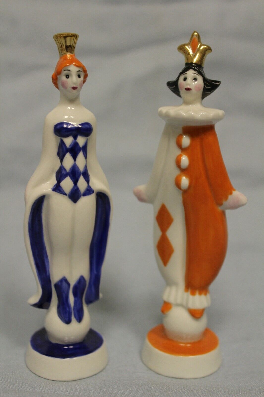 11423.Rare Soviet Porcelain Chess Set. Circus. Kiev 1984