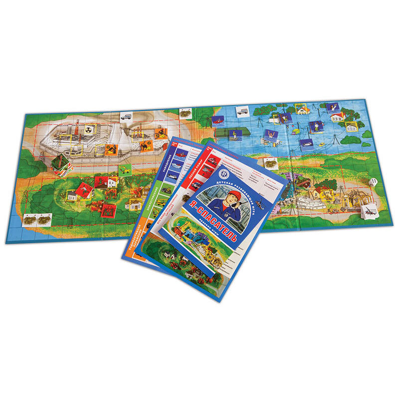 11429.Russian Board Game: I am a Rescuer. For children 9 years and older