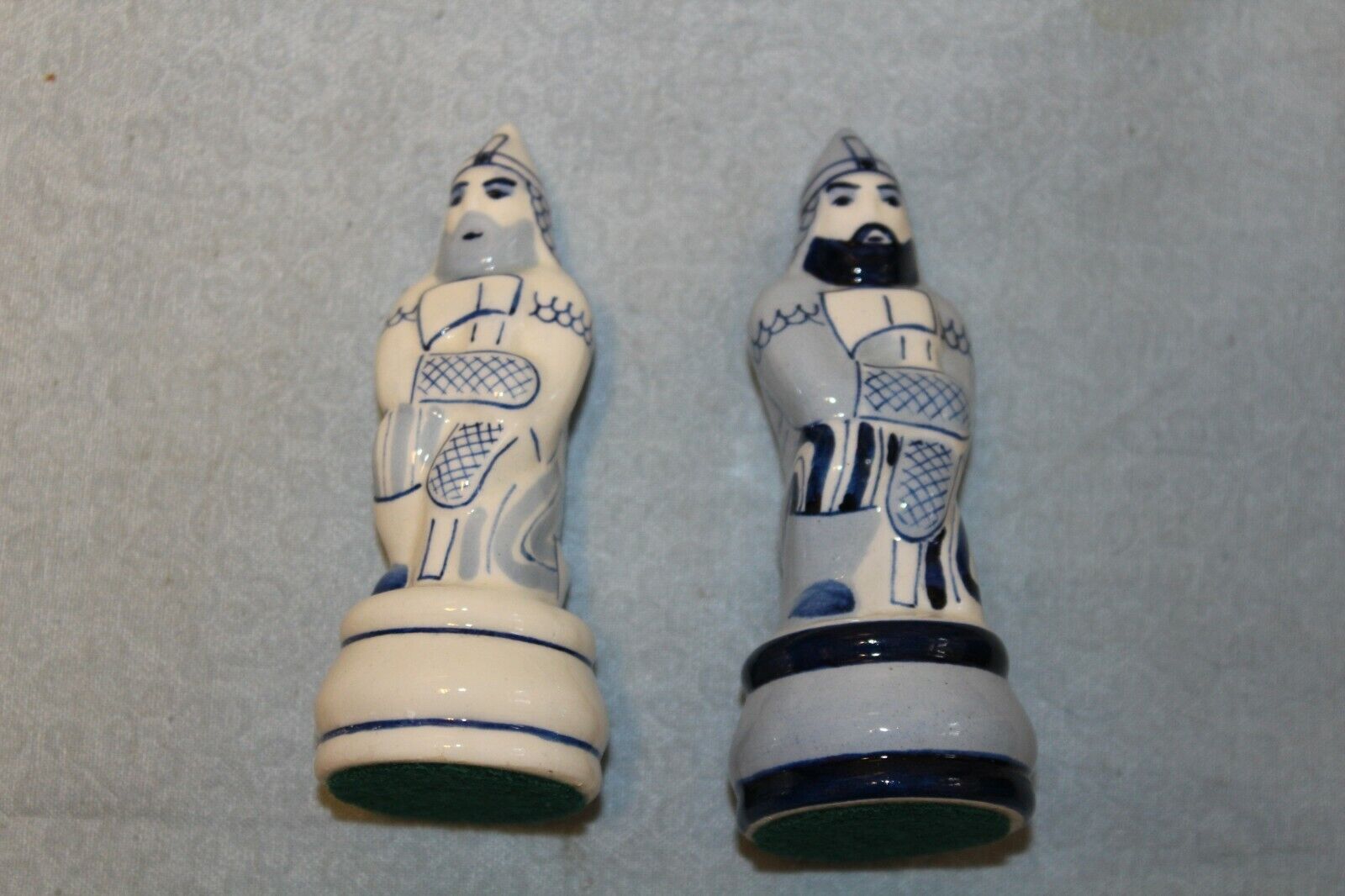 11907.Unique exemplar! Russian Porcelain Chess Set. Gzhel