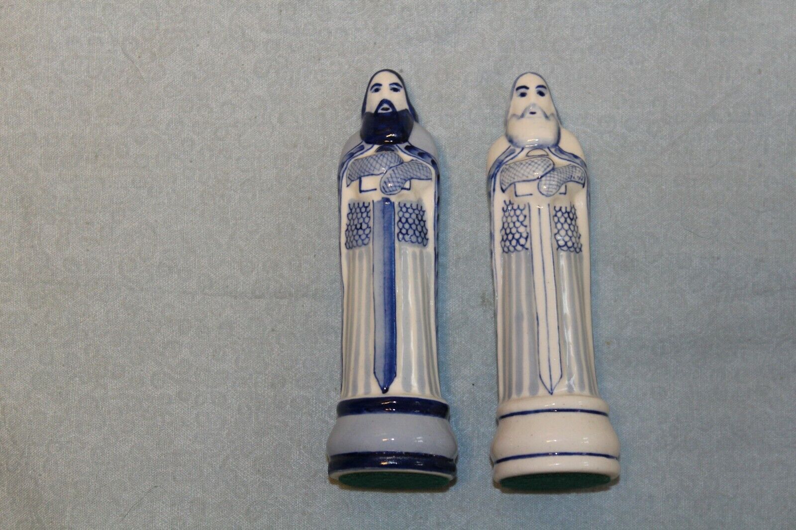 11907.Unique exemplar! Russian Porcelain Chess Set. Gzhel